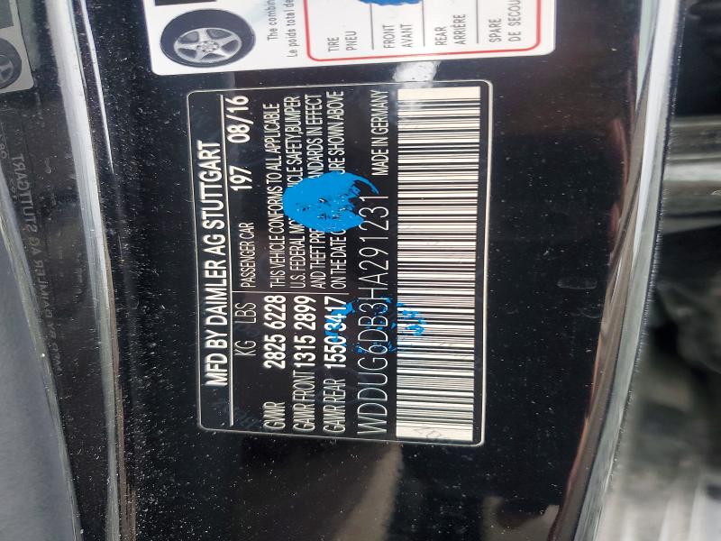Продажа на аукционе авто 2017 Mercedes-benz S, vin: WDDUG6DB3HA291231, номер лота: 52735576