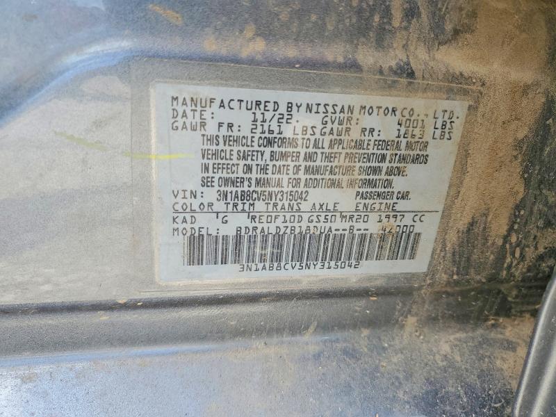 52136976 :رقم المزاد ، 3N1AB8CV5NY315042 vin ، 2022 Nissan Sentra مزاد بيع