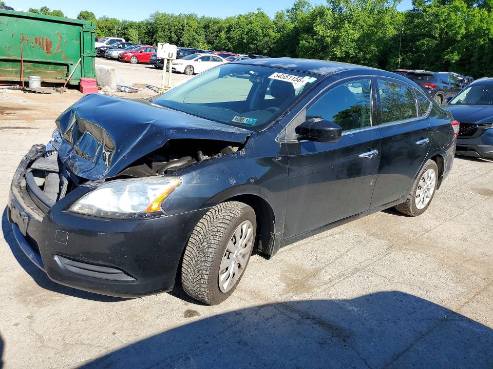 2015 Nissan Sentra მანქანა იყიდება აუქციონზე, vin: 3N1AB7AP4FY345228, აუქციონის ნომერი: 54551156