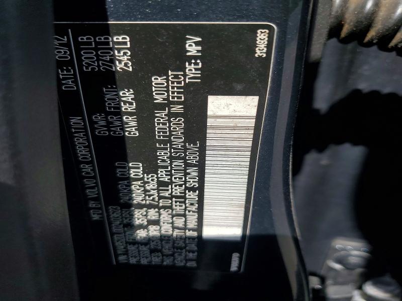 54833596 :رقم المزاد ، YV4952DL0D2403623 vin ، 2013 Volvo Xc60 مزاد بيع