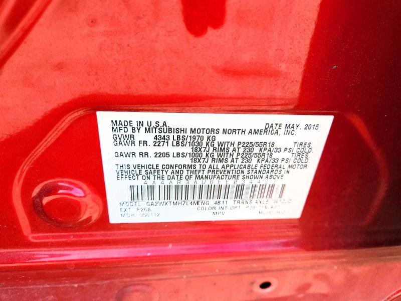 Aukcja sprzedaży 2015 Mitsubishi Outlander Sport, vin: 4A4AR3AU6FE034493, numer aukcji: 52968256