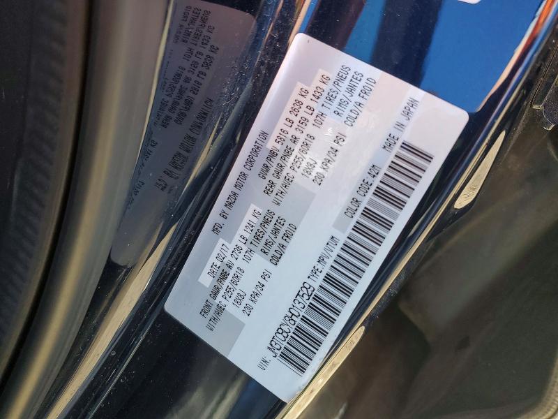 Продаж на аукціоні авто 2017 Mazda Cx-9, vin: JM3TCBCY8H0137529, номер лоту: 54080306
