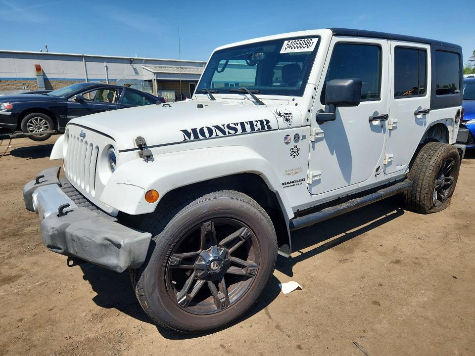 Aukcja sprzedaży 2013 Jeep Wrangler Unlimited, vin: 1C4HJWEG8DL585892, numer aukcji: 54055096