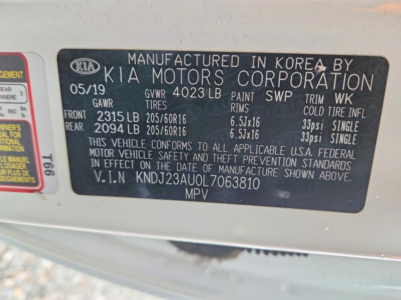 Aukcja sprzedaży 2020 Kia Soul, vin: KNDJ23AU0L7063810, numer aukcji: 55248076