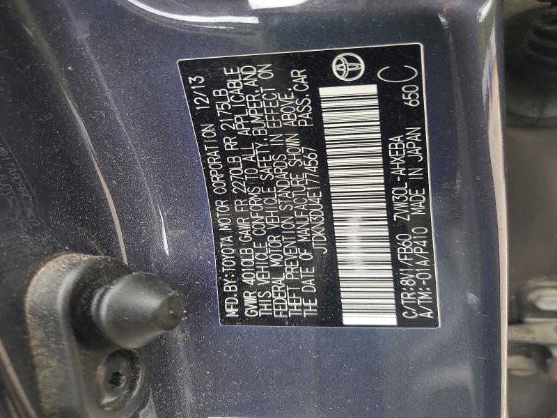 Продажа на аукционе авто 2014 Toyota Prius, vin: JTDKN3DU4E1774567, номер лота: 49842626