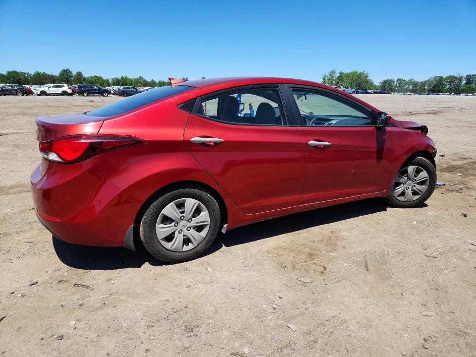 2016 Hyundai Elantra მანქანა იყიდება აუქციონზე, vin: 5NPDH4AE8GH752828, აუქციონის ნომერი: 55093336