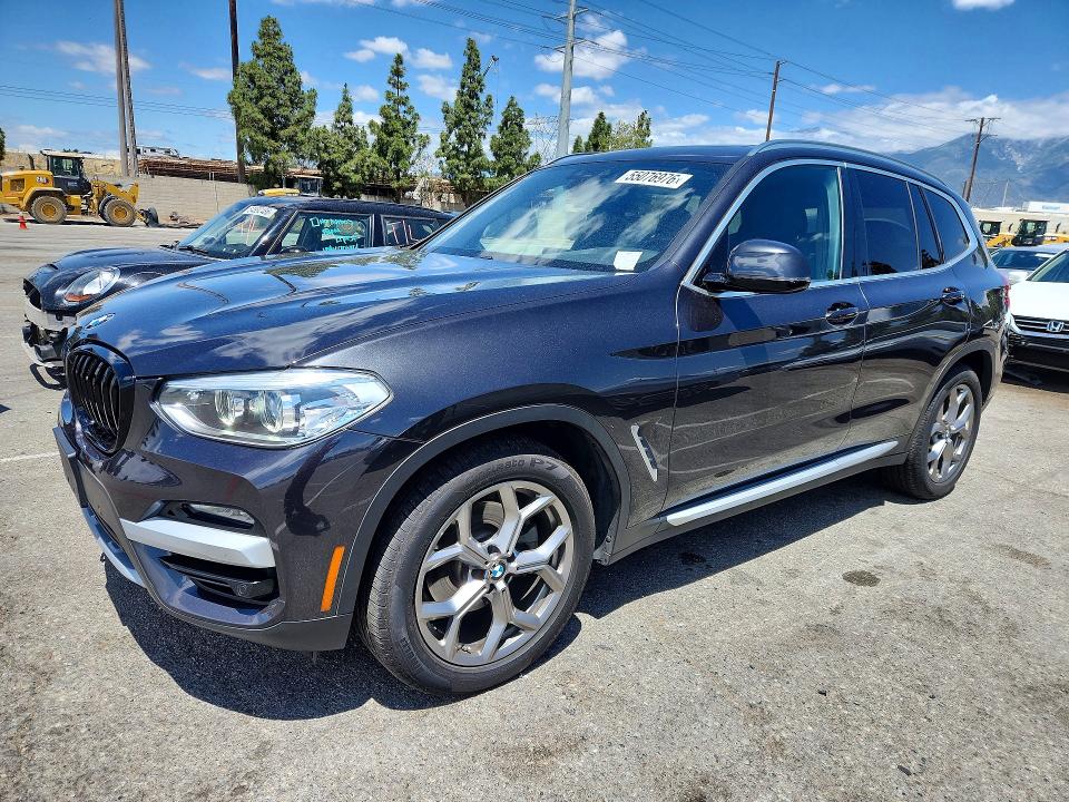 Aukcja sprzedaży 2020 Bmw X3, vin: 5UXTY5C01L9D08925, numer aukcji: 55076976