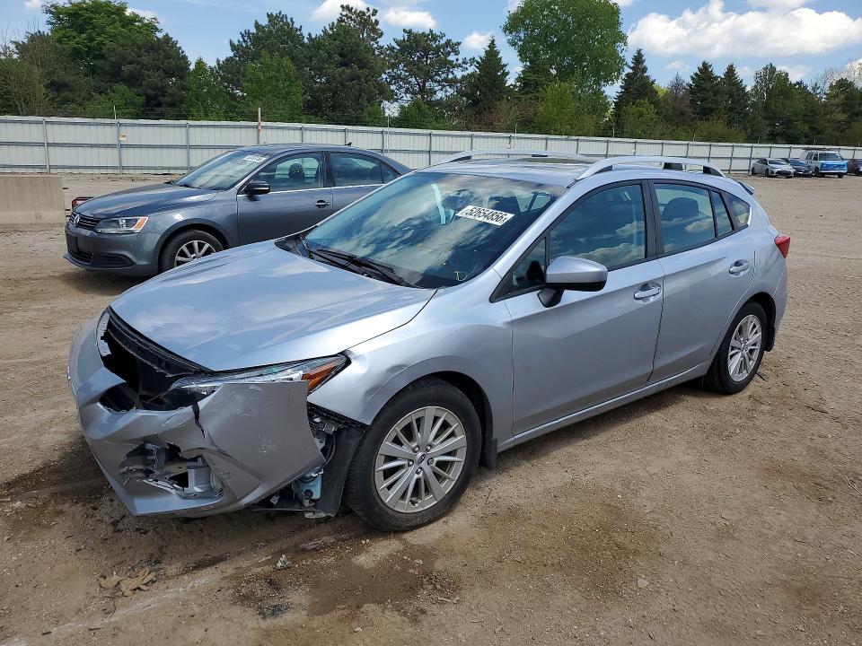 52654856 :رقم المزاد ، 4S3GTAD67J3723967 vin ، 2018 Subaru Impreza مزاد بيع