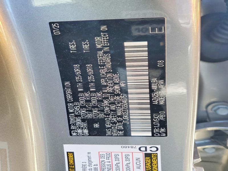 Продаж на аукціоні авто 2025 Lexus Nx 350h, vin: JTJGKCEZ7S5040757, номер лоту: 52707076