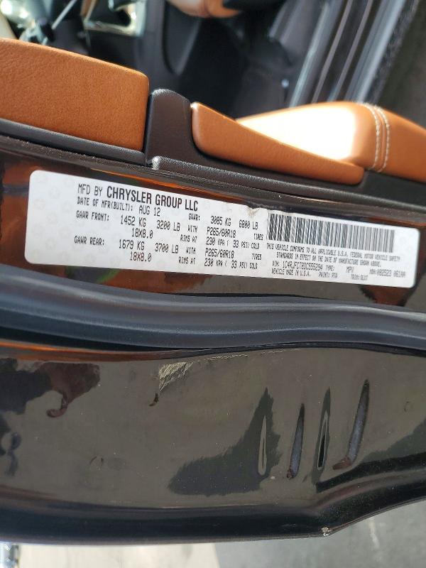 Продаж на аукціоні авто 2013 Jeep Grand Cherokee, vin: 1C4RJFCT8DC555294, номер лоту: 52260986