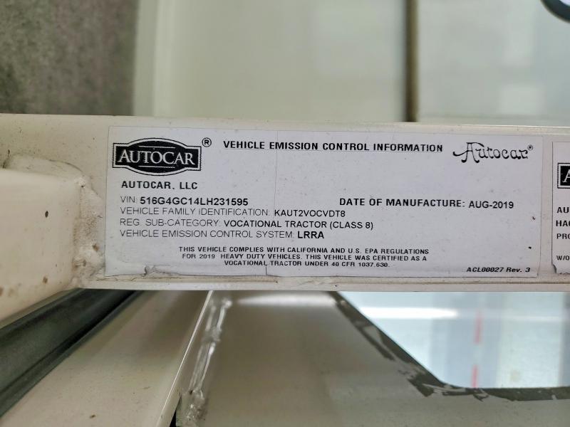 Продажа на аукционе авто 2020 Autobianchi Industrial Equipment, vin: 516G4GC14LH231595, номер лота: 52861256