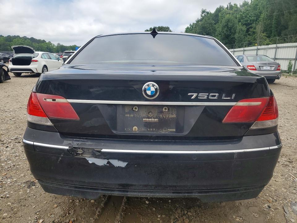 2007 Bmw 750 მანქანა იყიდება აუქციონზე, vin: WBAHN83517DT65944, აუქციონის ნომერი: 54241006
