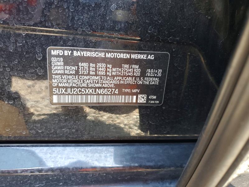 Aukcja sprzedaży 2019 Bmw X5, vin: 5UXJU2C5XKLN66274, numer aukcji: 54532906