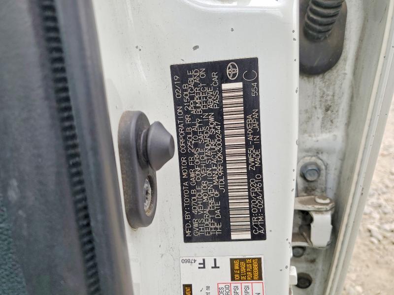 Продаж на аукціоні авто 2019 Toyota Prius, vin: JTDL9RFU2K3002447, номер лоту: 52361466