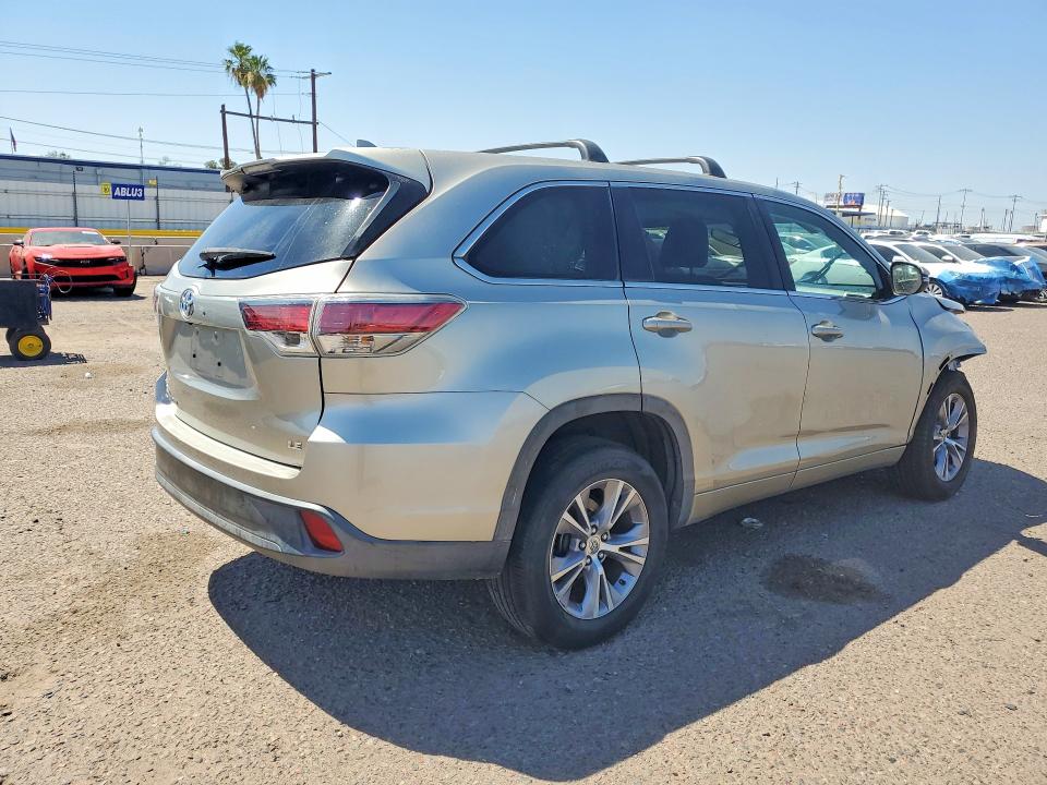 58387916 :رقم المزاد ، 5TDZKRFH8FS114790 vin ، 2015 Toyota Highlander مزاد بيع