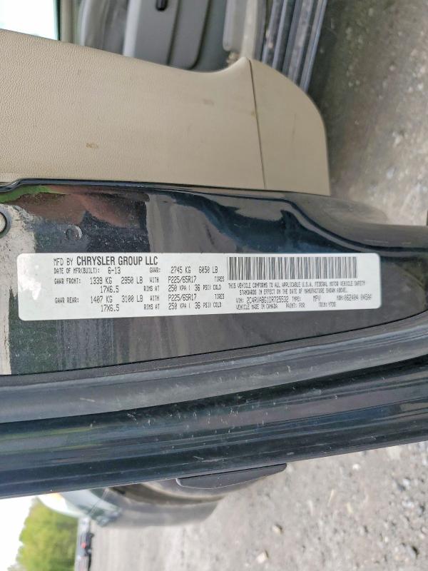 Продажа на аукционе авто 2013 Volkswagen Routan, vin: 2C4RVABG1DR725532, номер лота: 52481026
