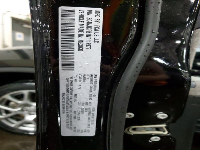 Продаж на аукціоні авто 2022 Jeep Compass, vin: 3C4NJDFB1NT117972, номер лоту: 53728666