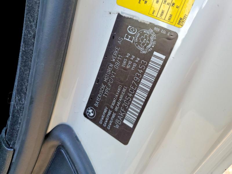 53368056 :رقم المزاد ، WBAKF3C54CE793453 vin ، 2012 Bmw 328 مزاد بيع