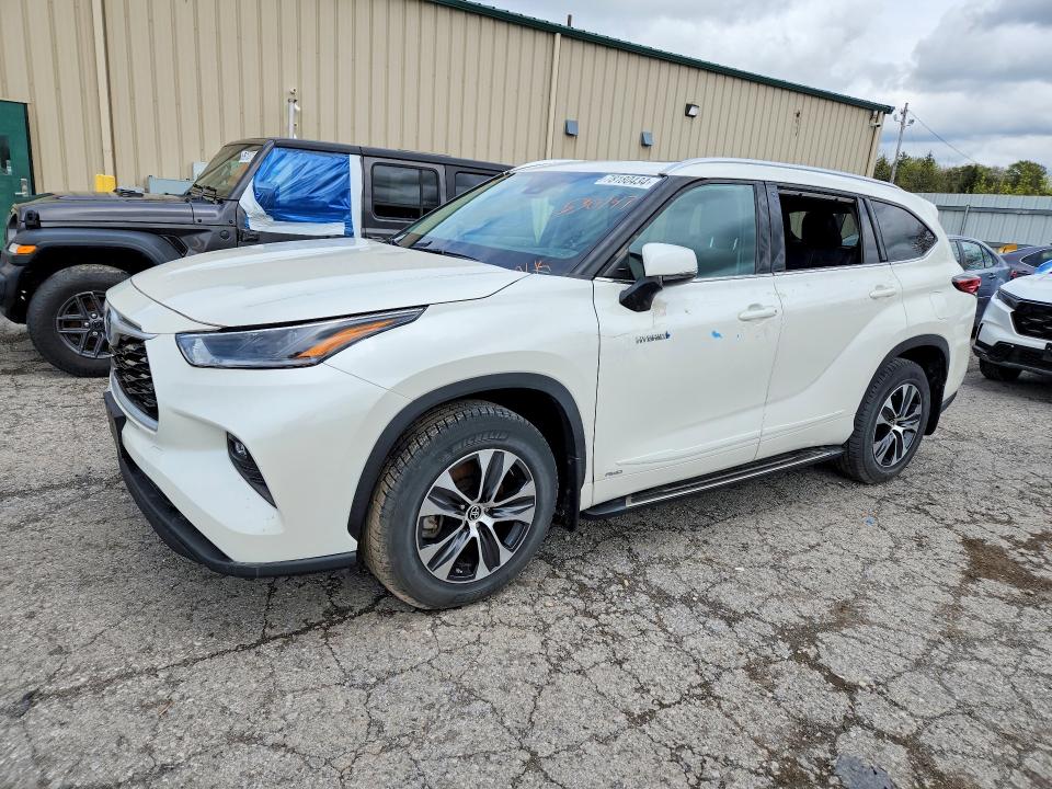 Aukcja sprzedaży 2021 Toyota Highlander, vin: 5TDHBRCH9MS530747, numer aukcji: 78180434