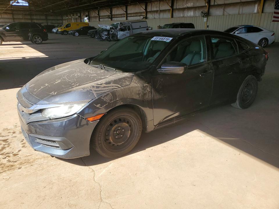 55166816 :رقم المزاد ، 2HGFC2F57JH579633 vin ، 2018 Honda Civic مزاد بيع