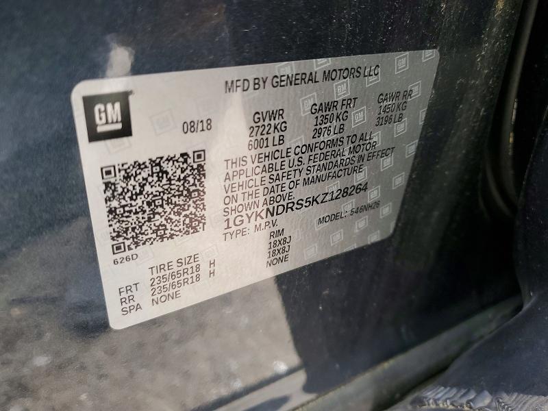 Продажа на аукционе авто 2019 Cadillac Xt5, vin: 1GYKNDRS5KZ128264, номер лота: 52141776