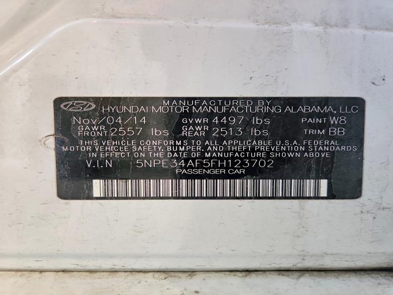 Aukcja sprzedaży 2015 Hyundai Sonata, vin: 5NPE34AF5FH123702, numer aukcji: 52251086