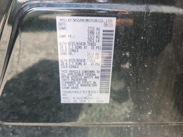 Продажа на аукционе авто 2020 Nissan Pathfinder, vin: 5N1DR2CN5LC579107, номер лота: 53670056