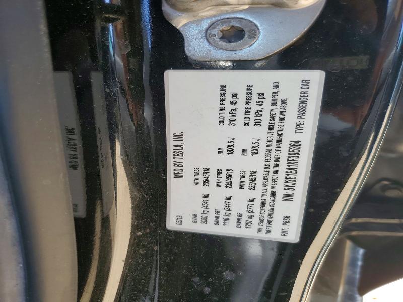 Продажа на аукционе авто 2019 Tesla Model 3, vin: 5YJ3E1EA1KF395364, номер лота: 53628446