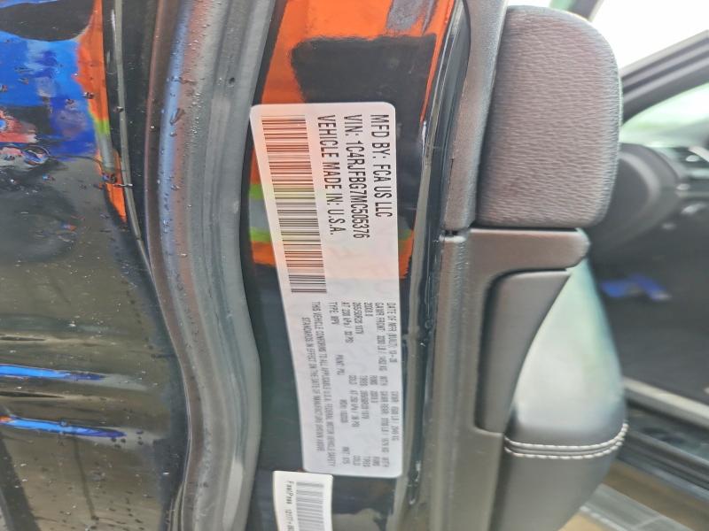 54164766 :رقم المزاد ، 1C4RJFBG7MC505376 vin ، 2021 Jeep Grand Cherokee مزاد بيع