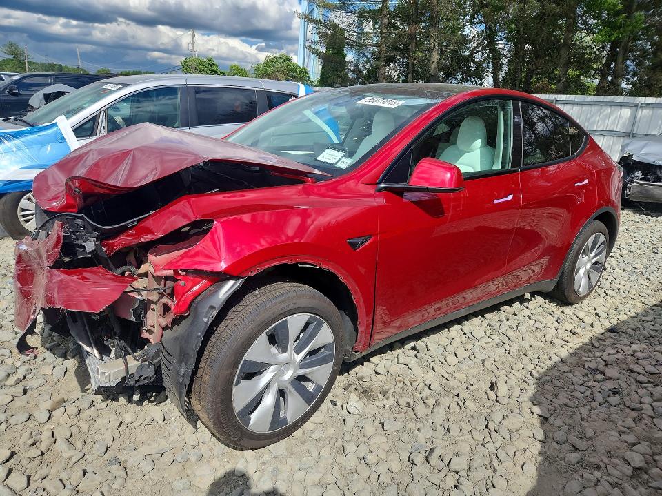 2024 Tesla Model Y მანქანა იყიდება აუქციონზე, vin: 7SAYGDEDXRF046387, აუქციონის ნომერი: 55073046