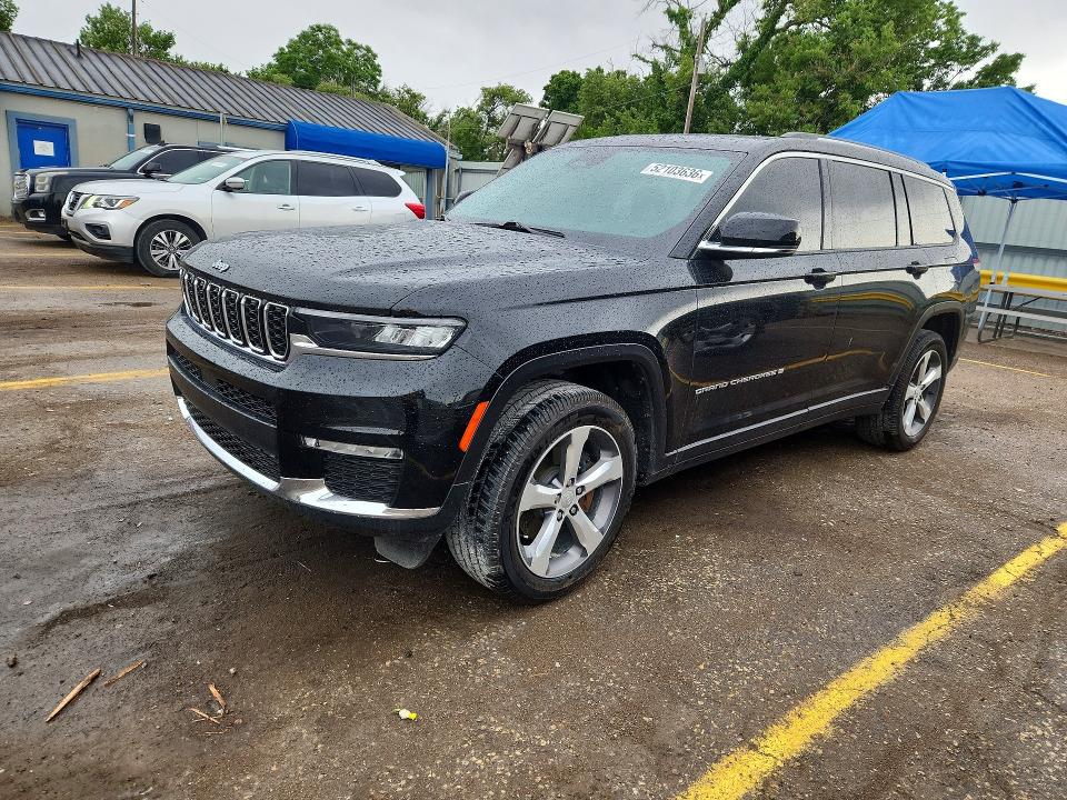 52103636 :رقم المزاد ، 1C4RJKBG5M8121611 vin ، 2021 Jeep Grand Cherokee مزاد بيع
