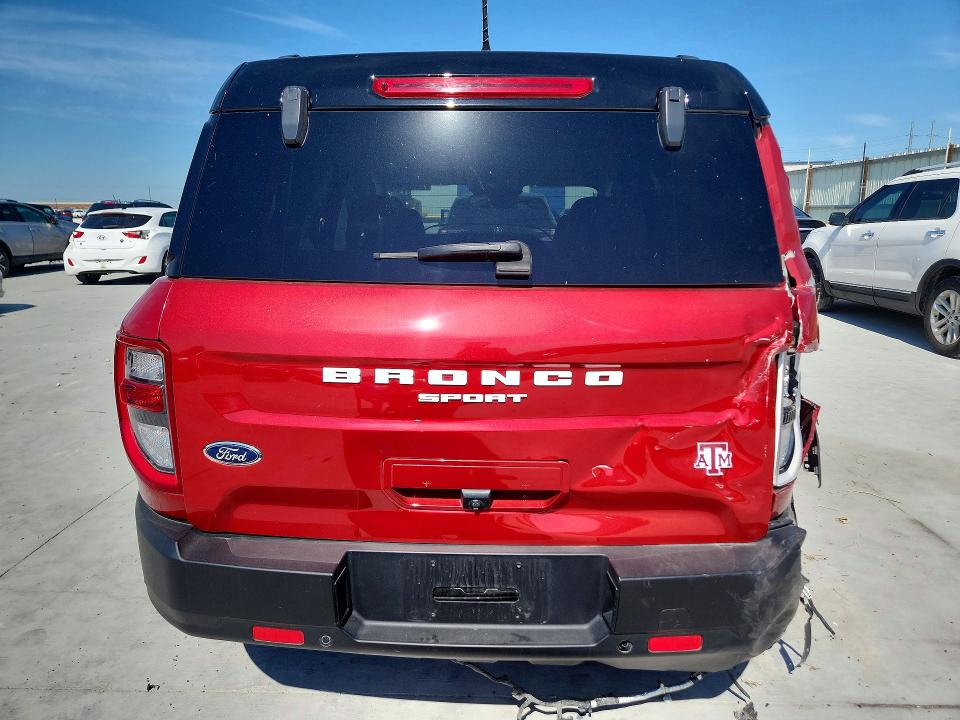 52481546 :رقم المزاد ، 3FMCR9C60MRB15447 vin ، 2021 Ford Bronco Sport مزاد بيع