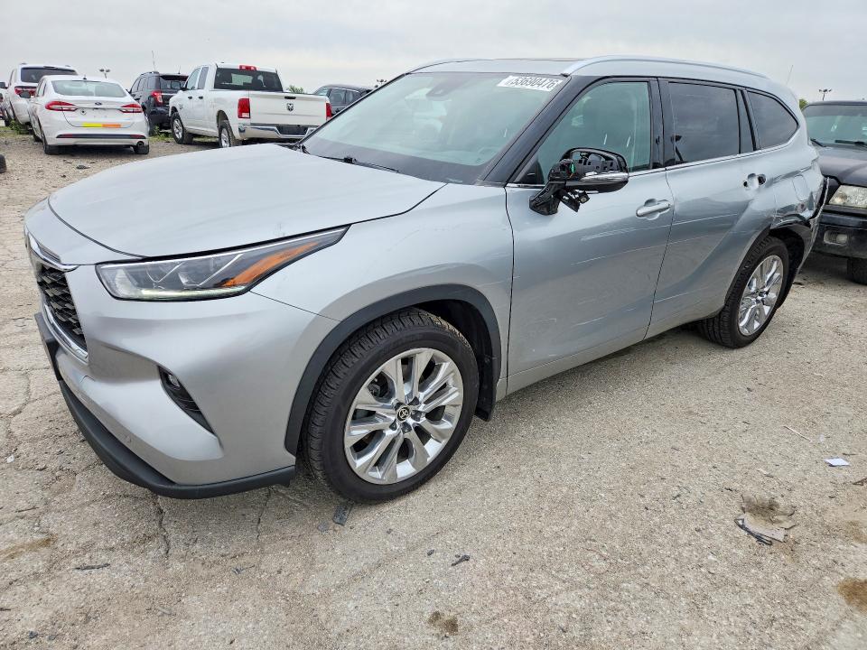 53690476 :رقم المزاد ، 5TDDZRBH3LS055610 vin ، 2020 Toyota Highlander مزاد بيع
