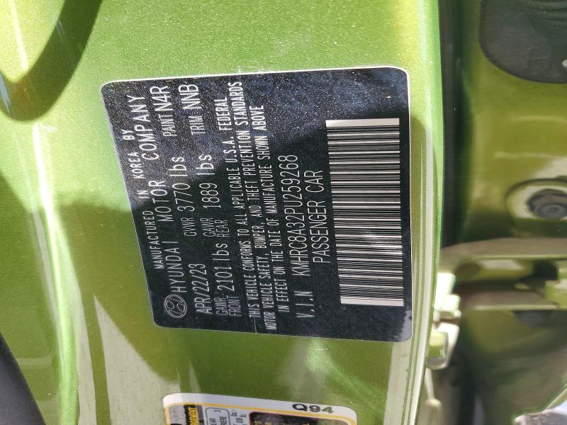 Продаж на аукціоні авто 2023 Hyundai Venue, vin: KMHRC8A32PU259268, номер лоту: 53756886