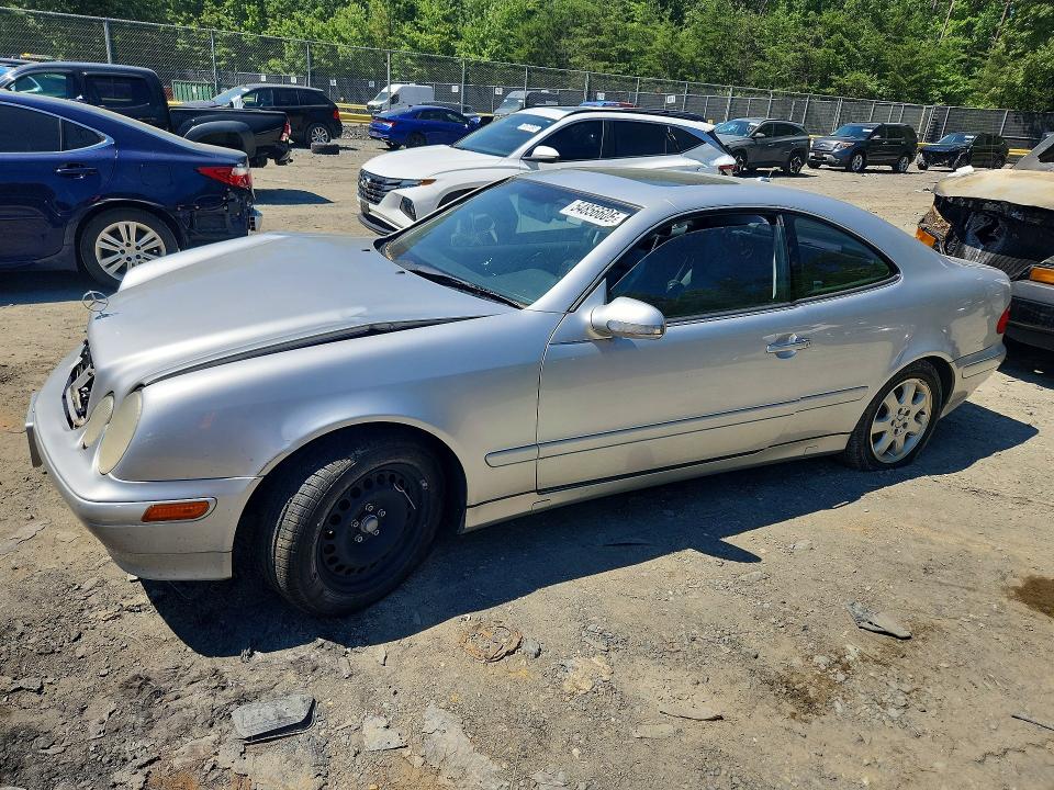 54856606 :رقم المزاد ، WDBLJ65G72F198822 vin ، 2002 Mercedes-benz Clk مزاد بيع