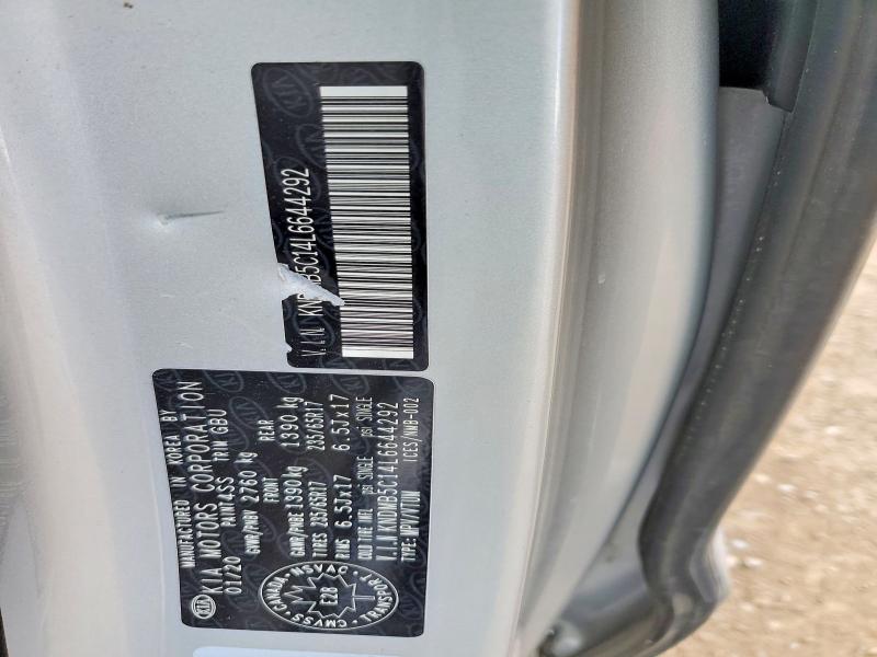 54015366 :رقم المزاد ، KNDMB5C14L6644292 vin ، 2020 Kia Sedona مزاد بيع