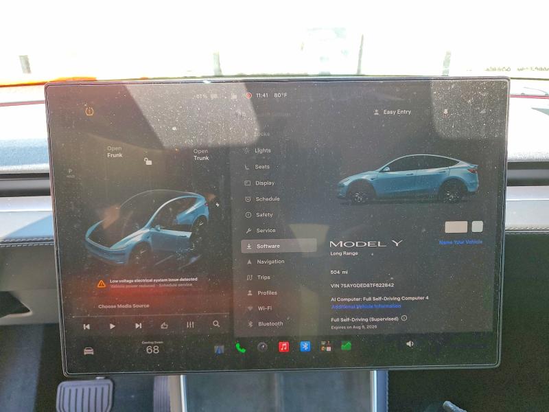 Продажа на аукционе авто 2026 Tesla Model Y, vin: 7SAYGDED8TF622842, номер лота: 55147836