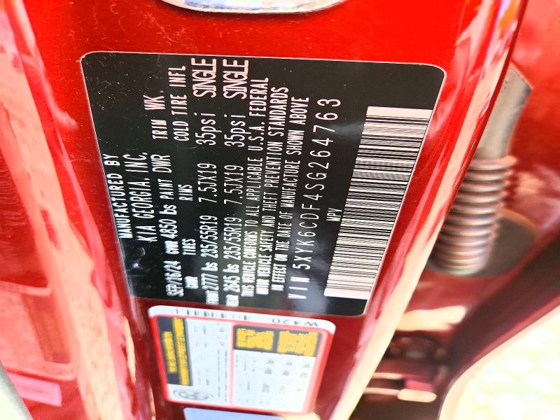 52035096 :رقم المزاد ، 5XYK6CDF4SG264763 vin ، 2025 Kia Sportage مزاد بيع