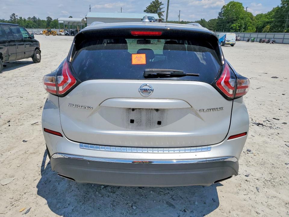 2017 Nissan Murano მანქანა იყიდება აუქციონზე, vin: 5N1AZ2MG0HN155168, აუქციონის ნომერი: 53106176