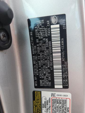 54245836 :رقم المزاد ، 4T1BE46K67U090988 vin ، 2007 Toyota Camry مزاد بيع
