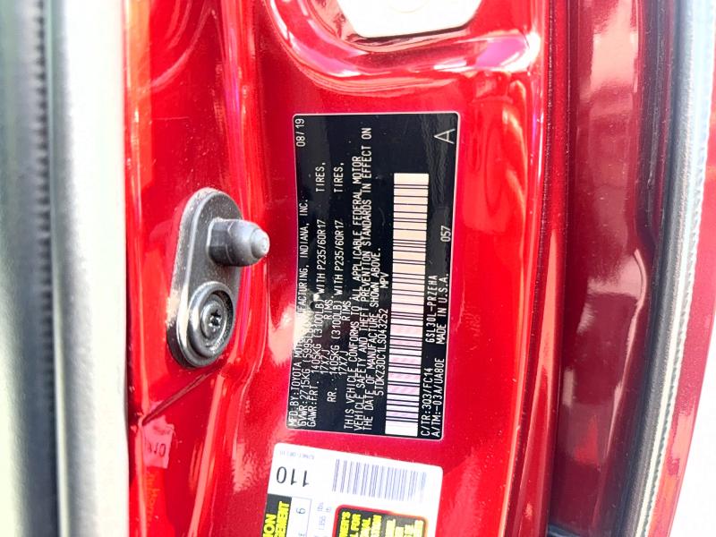 53917036 :رقم المزاد ، 5TDKZ3DC1LS043252 vin ، 2020 Toyota Sienna مزاد بيع