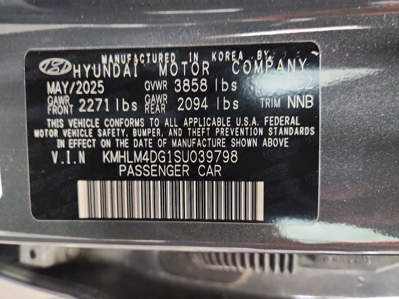 Продажа на аукционе авто 2025 Hyundai Elantra, vin: KMHLM4DG1SU039798, номер лота: 53470326