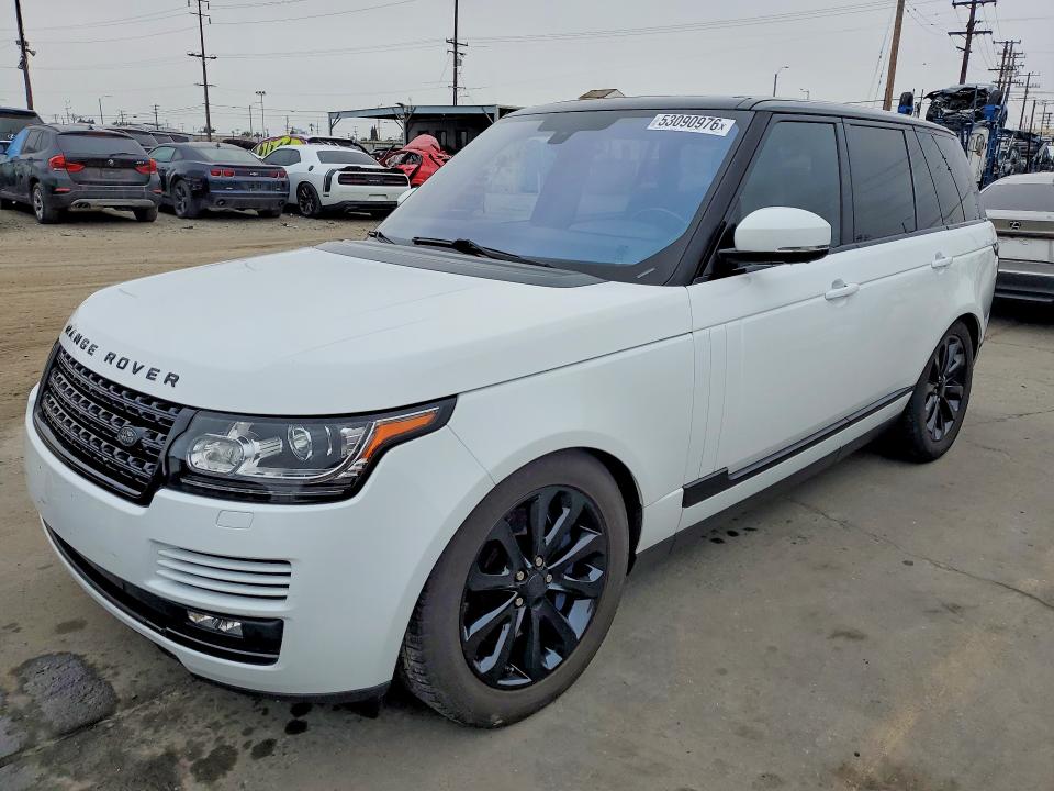 2016 Land Rover Range Rover მანქანა იყიდება აუქციონზე, vin: SALGS2PFXGA315304, აუქციონის ნომერი: 53090976