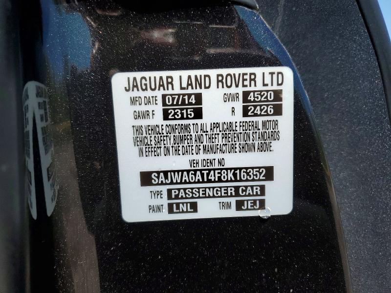 Aukcja sprzedaży 2015 Jaguar F-type, vin: SAJWA6AT4F8K16352, numer aukcji: 51834646