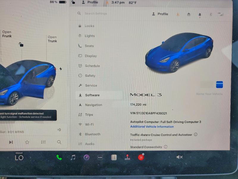 Продаж на аукціоні авто 2023 Tesla Model 3, vin: 5YJ3E1EA8PF439321, номер лоту: 53573146