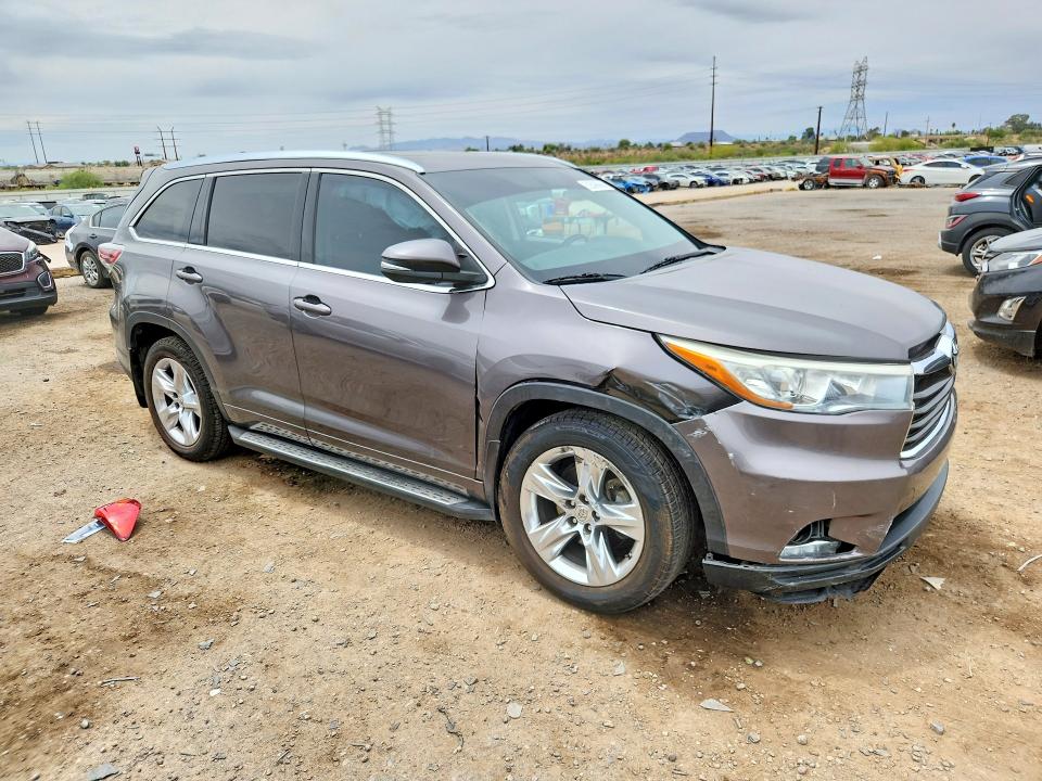 52506866 :رقم المزاد ، 5TDYKRFH1FS087590 vin ، 2015 Toyota Highlander مزاد بيع