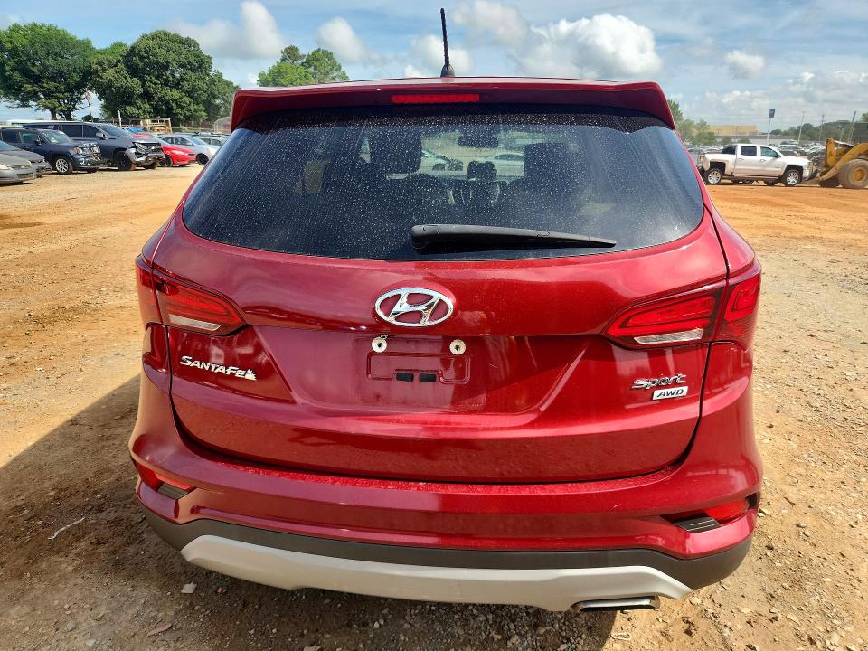 2018 Hyundai Santa Fe Sport მანქანა იყიდება აუქციონზე, vin: 5XYZTDLB5JG552947, აუქციონის ნომერი: 54397766