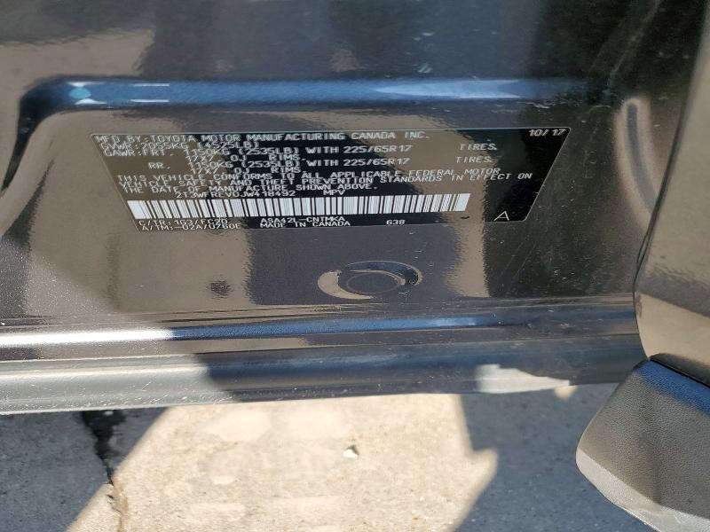 54917326 :رقم المزاد ، 2T3WFREV0JW418492 vin ، 2018 Toyota Rav4 مزاد بيع