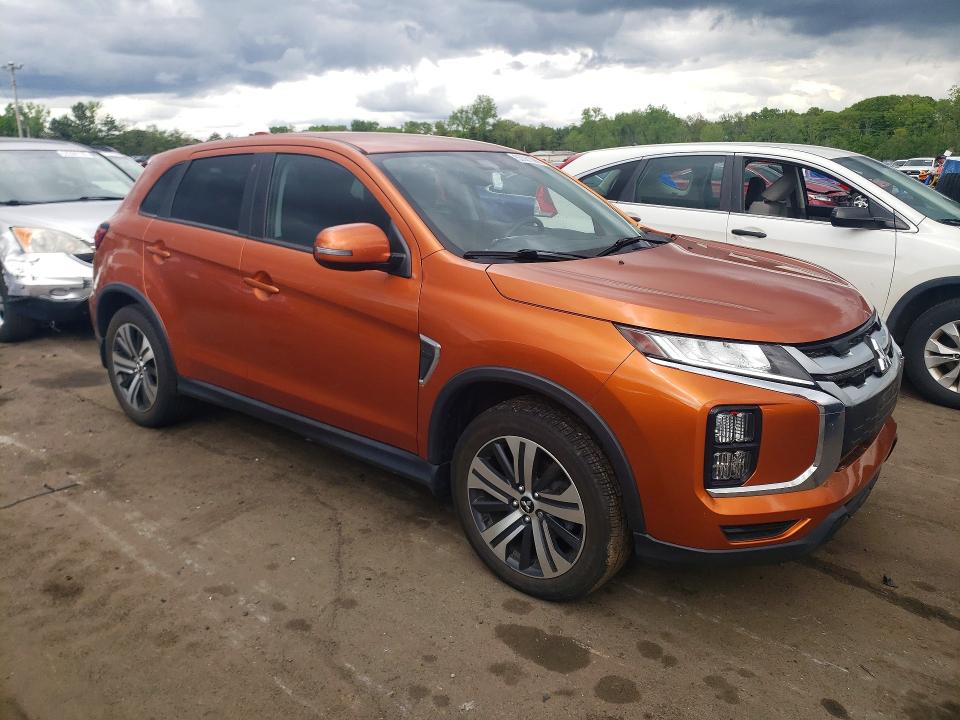 2022 Mitsubishi Outlander Sport მანქანა იყიდება აუქციონზე, vin: JA4APVAUXNU016019, აუქციონის ნომერი: 53581066