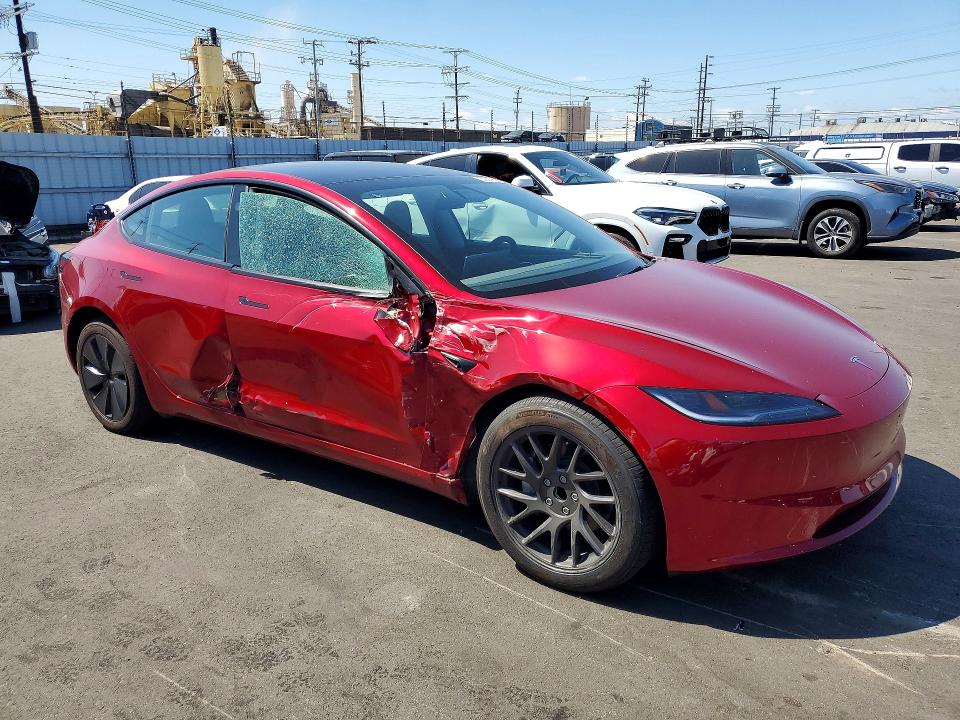 2025 Tesla Model 3 მანქანა იყიდება აუქციონზე, vin: 5YJ3E1EA5SF076470, აუქციონის ნომერი: 52379936